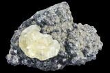 Fluorite and Yellow Calcite Association - Fluorescent! #112873-1